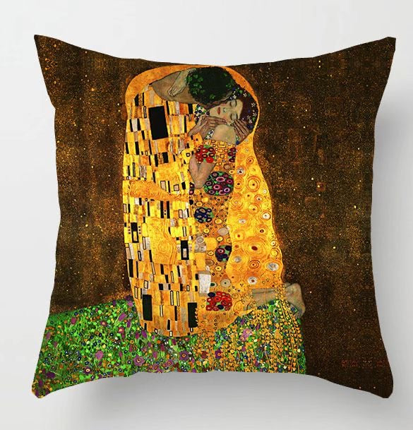 Klimt The Kiss Cushion Cover